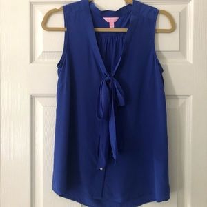 Lilly Pulitzer Dahlia Top in Royal Blue